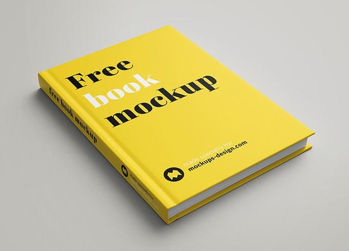 7 Views of Realistic Modern Book Mockup (With images) | Mockup free psd