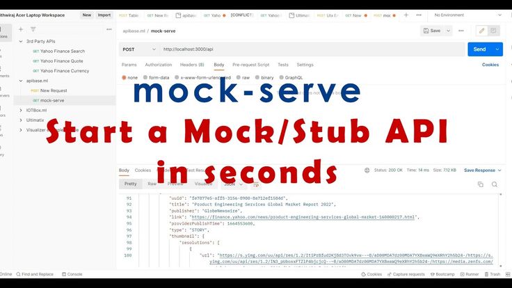 Start a Mock API for API Testing in seconds using mock-serve in 2022