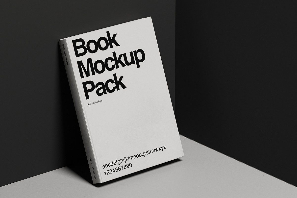 Mockup Pack - Minimal Book Covers | Book cover mockup, Minimal book